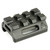 Leapers, Inc. - UTG Super Slim Picatinny Riser Mount, 1/2" Height, 3 Slots. Black Finish