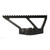 Arsenal, Inc. Scope Mount, Fits AK, 7.625 Picatinny Rail, Low Profile, One-piece, Quick Release, Black