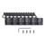 Mesa Tactical SureShell - Side Saddle, Black, 6-Shell Side Saddle with 4 3/4" Rail
