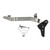 Timney Triggers Alpha Competition - Trigger, Silver, Anodized Finish, Fits GLOCK Gen 5 - G17