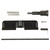 Aero Precision Upper Parts Kit - Black, Anodized Finish, Fits AR10
