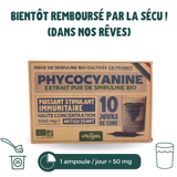 phycocyanine bio française  - extrait de spiruline fraîche 5000 mg/L