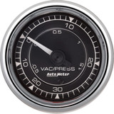 2/16 Chrono Chrome Gauge Vac/Boost  30HG/30PSI