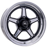 Street Lite Black Wheel 15X4 1.625IN BS