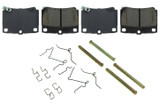 Posi-Quiet Ceramic Brake Pads with Shims and Har