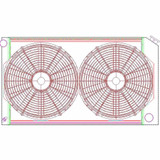 Radiator Combo Unit GM A & G Body