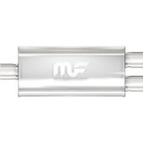 Stainless Muffler 3in Inlet/Dual 2.5in Out