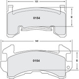 Brake Pads Metric GM