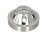 Pol Alum SBC Double Gro ove Pulley