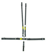 5pt Harness System SFI LatchLink Black HANS