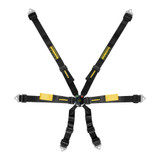 Harness 6pt Enduro Black Shoulder & Lap