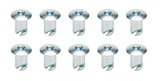 Allen Head Quick Turn Fastener .550 Steel Zinc