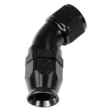 8AN 45Deg Pro Hose End PTFE Black