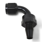 6AN 90Deg Swivel Hse End Black
