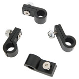 Line Clamp 6AN Tubing Black Anodized (4 Pack)