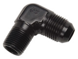 4AN 90Deg 1/4NPT Black