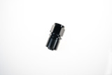 10AN Straight Crimp Hose End Black
