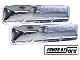 390/428 Valve Cover Chrome Power By Ford