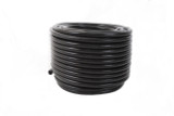 8an PTFE S/S Braided Hose 20ft Black Jacketed