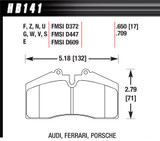 BRAKE PAD 96-98 PORSCHE FRONT AND REAR DTC-60