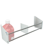 Utility Jug Rack - 4 Bay - 42.375 x 10.5 x 10 in - Aluminum - White Powder Coat - Each