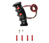 Shifter Handle - Pistol Grip Plate Billet  Black