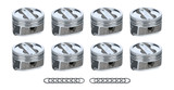 SBC Dish FHR Piston Set 4.030 Bore -18cc