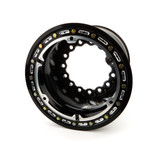 Wheel - Matrix Modular - 15 x 14 in - 5.000 in Backspace - Wide 5 Bolt Pattern - Beadlock - Aluminum - Black Anodized - Each