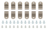 1/2in Stainless Steel Single Line Clamps 12Pk