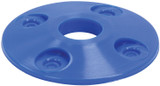 Scuff Plate - 2 in OD - 0.5 in ID - Plastic - Blue - Set of 25