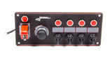 Ignition Panel Black w/ 4 Acc. and Pilot Light
