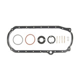 Oil Pan Gasket Set - SBC 86-91 w/1-Piece Rr Main