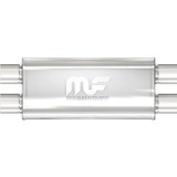 Stainless Muffler 2.5in Dual In / Dual Out