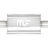 Stainless Race Muffler 4in In/Out