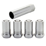 Wheel Locks 14mm x 1.5 Cone Seat 4 Pack Chrome