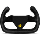 MOD 27 Cut Steering Whel Black Suede Cut