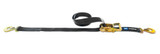 2in x 8ft Tie Down Strap Flat Snap Hook