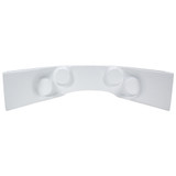 Fiberglass Curved Dash Panel White