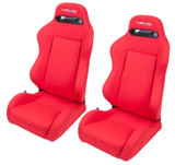 Seat Type-R  Reclinable Red Cloth w/Red Stich