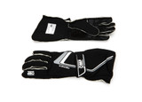 Driving Gloves - Tecnica - FIA Approved - Double Layer - Fire Retardant Fabric - Black - Large - Pair