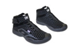 OMP PIT CREW SHOES SFI BLACK SIZE 8