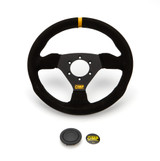 Steering Wheel Trecento Black Suede Leather