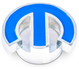 Mopar Deluxe Air Cleaner Nut Chrome w/Blue Emblem