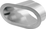Exhaust Shield Oval Dual Angle Exit