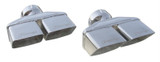 Exhaust Tips Slip Fit 3in Dual Rectangle Slant