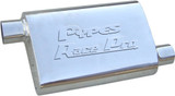 Stainless Muffler 3in Offset/Offset