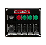 Ignition Panel Black w/ 3 Acc. & Lights