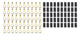 Ring Terminal 5/16in 18- 22 Ga w/Heat Shrink 50pk