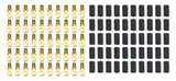 Ring Terminal #8 10-12 Ga w/Heat Shrink 50pk