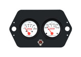 Gauge Panel 2in Open Wheel w/ Switch